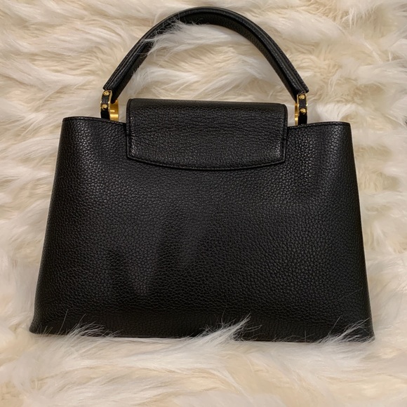 Sold: Louis Vuitton Capucines PM Black GHW Full Set - Picture 2 of 16